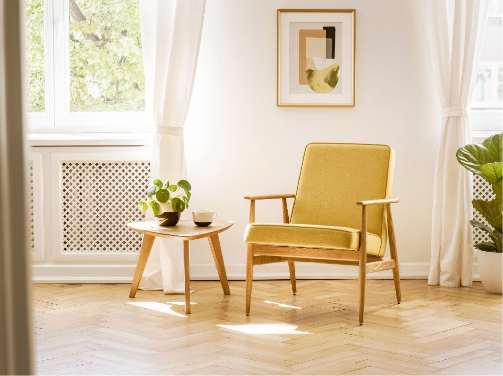 Herringbone Hardwood Flooring Refinishing